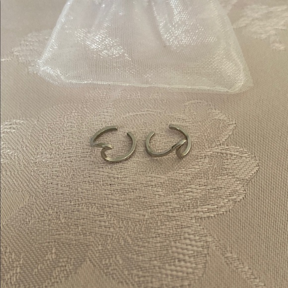 Pair of Silver Ear Cuffs - Picture 3 of 7